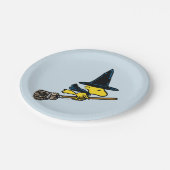 pinda's | Woodstock Halloween Witch Papieren Bordje (Gekanteld)