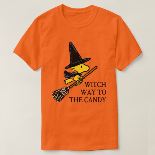 pinda's | Woodstock Halloween Witch T-shirt (Design voorkant)