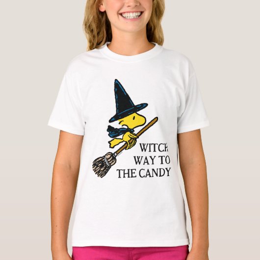 pinda's | Woodstock Halloween Witch T-shirt (Voorkant)