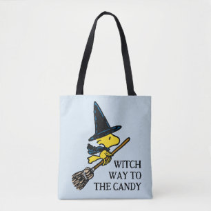pinda's   Woodstock Halloween Witch Tote Bag