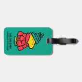 pinda's | Woodstock Puffy Winter Jacket Bagagelabel (Achterkant horizontaal)