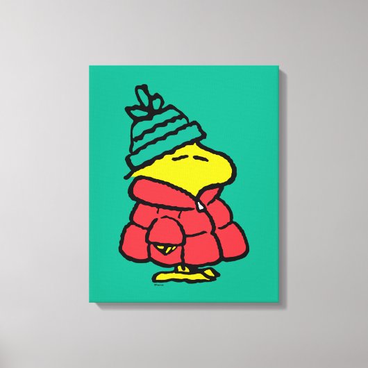 pinda's | Woodstock Puffy Winter Jacket Canvas Afdruk (Voorkant)