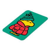 pinda's | Woodstock Puffy Winter Jacket Magneet (Linkerzijde)