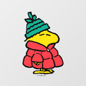 pinda's | Woodstock Puffy Winter Jacket Raamsticker (Vel)