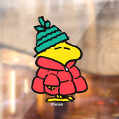 pinda's | Woodstock Puffy Winter Jacket Raamsticker (Vel 2)