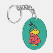 pinda's | Woodstock Puffy Winter Jacket Sleutelhanger (Voorkant Links)