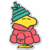 pinda's | Woodstock Puffy Winter Jacket Sticker (Voorkant)