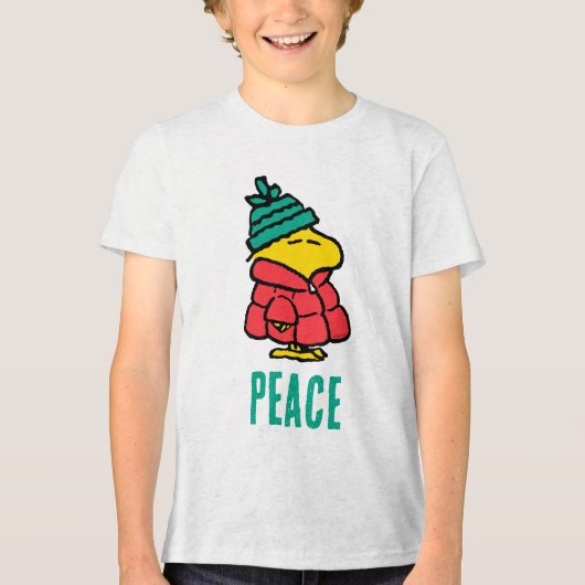 pinda's | Woodstock Puffy Winter Jacket Tri-Blend Shirt (Voorkant)