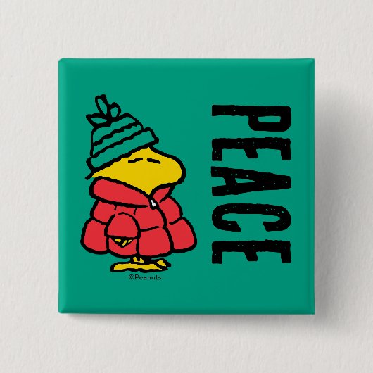 pinda's | Woodstock Puffy Winter Jacket Vierkante Button 5,1 Cm (Voorkant)