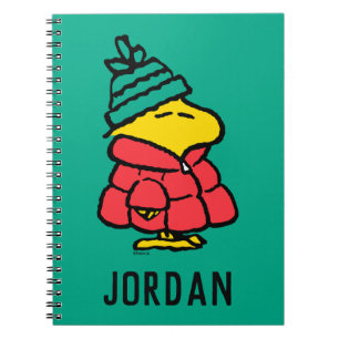 pinda's   Woodstock Puffy Winter   Jouw namen toev Notitieboek