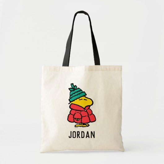 pinda's | Woodstock Puffy Winter | Jouw namen toev Tote Bag (Voorkant)