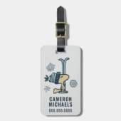 pinda's | Woodstock Ski Pro Bagagelabel (Voorkant verticaal)