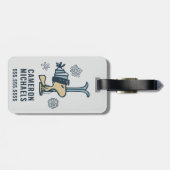 pinda's | Woodstock Ski Pro Bagagelabel (Achterkant horizontaal)