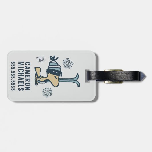 pinda's | Woodstock Ski Pro Bagagelabel (Achterkant horizontaal)