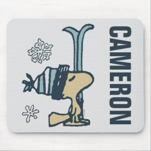 pinda's   Woodstock Ski Pro   Jouw namen toevoegen Muismat