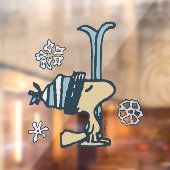 pinda's | Woodstock Ski Pro Raamsticker (Vel 2)