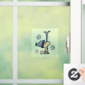 pinda's | Woodstock Ski Pro Raamsticker (Huis)