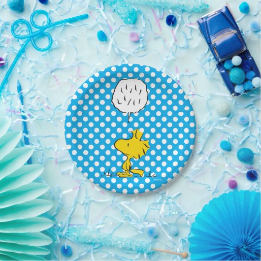 pinda's | Woodstock Speaks & Polka Dots Papieren Bordje (Feest)