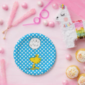 pinda's | Woodstock Speaks & Polka Dots Papieren Bordje (Feest)