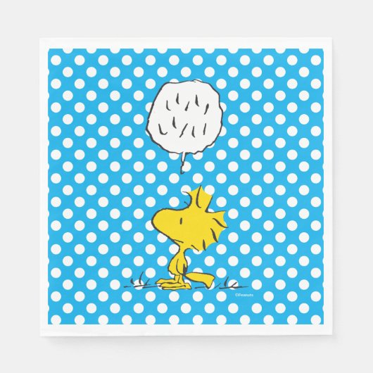 pinda's | Woodstock Speaks & Polka Dots Servet (Voorkant)