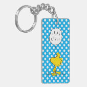 pinda's | Woodstock Speaks & Polka Dots Sleutelhanger (Voorkant Links)