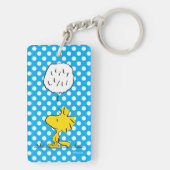 pinda's | Woodstock Speaks & Polka Dots Sleutelhanger (achterkant)
