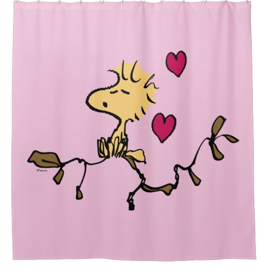 pinda's | Woodstock Whistle Douchegordijn (Voorkant)