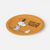 pinda's | Woodstocy Shelps Papieren Bordje (Gekanteld)