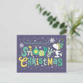 pinda's | Ziehier een zeer slopend kerstfeest Feestdagenkaart (Staand voorkant)