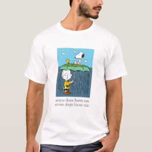 Pinda's   Zonnige Dag Regenachtige Dag Half & Half T-shirt
