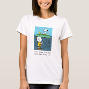 Pinda's   Zonnige Dag Regenachtige Dag Half & Half T-shirt