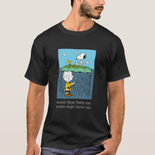 Pinda's   Zonnige Dag Regenachtige Dag Half & Half T-shirt