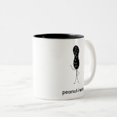 pindkop tweekleurige koffiemok (Voorkant rechts)