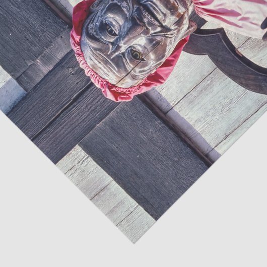 Pindola Bharadvaja Buddhist statue - Nara, Japan Tissuepapier (Detail)