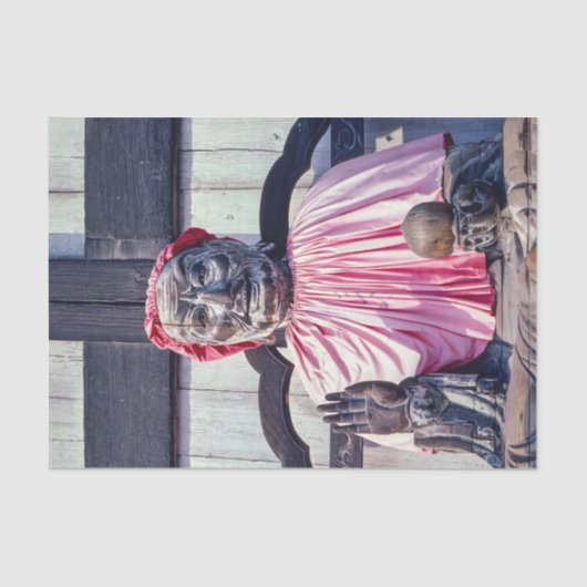 Pindola Bharadvaja Buddhist statue - Nara, Japan Tissuepapier (Voorkant)