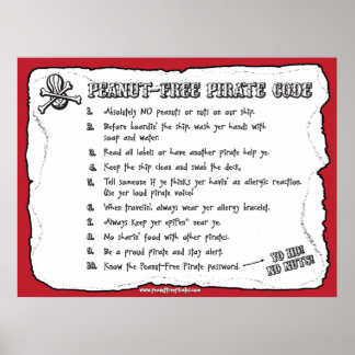 Pindvrije Piratcode (Poster) Poster