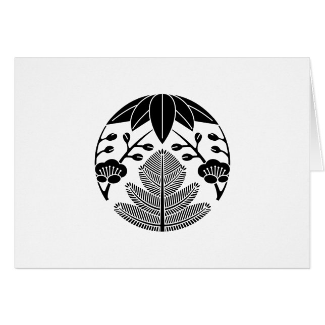 Pine bamboe ume (Voorkant Horizontaal)