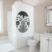 Pine bamboe ume douchegordijn (In situ)