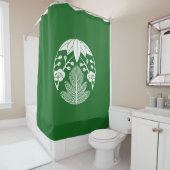 Pine bamboe ume douchegordijn (In situ)