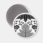 Pine bamboe ume magneet (Voorkant / Achterkant)