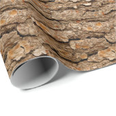 Pine Bark Textuur Cadeaupapier (Rol Hoek)