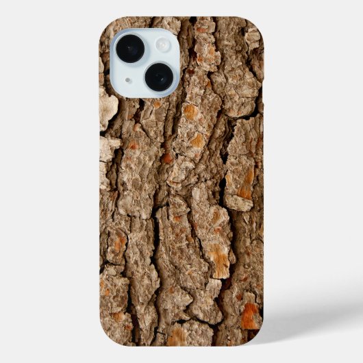 Pine Bark Textuur Case-Mate iPhone Case (Achterkant)