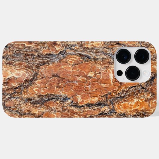 Pine Bark Textuur Case-Mate iPhone Case (Achterkant (horizontaal))