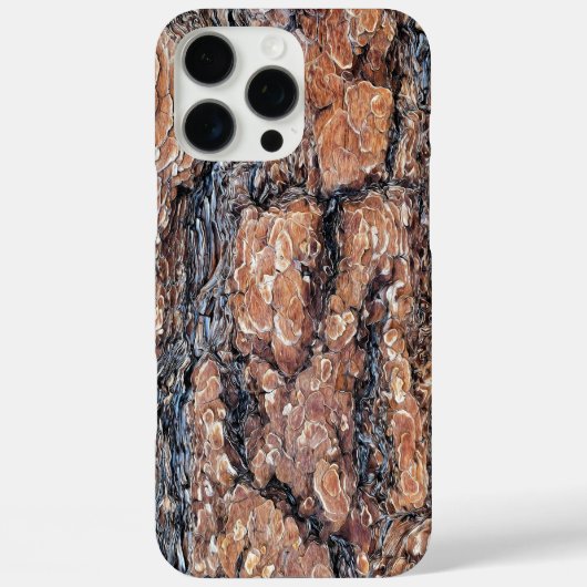Pine Bark Textuur Case-Mate iPhone Case (Achterkant)