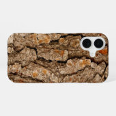 Pine Bark Textuur iPhone 16 Hoesje (Achterkant horizontaal)