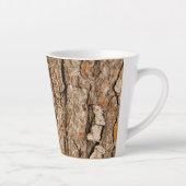 Pine Bark Textuur Latte Mok (Rechts)