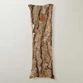 Pine Bark Textuur Lichaamskussen (Voorkant Verticaal)