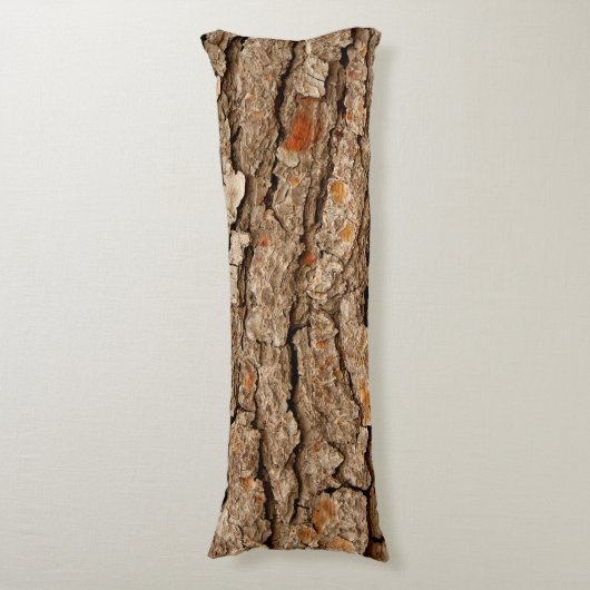 Pine Bark Textuur Lichaamskussen (Voorkant Verticaal)