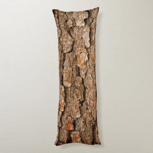 Pine Bark Textuur Lichaamskussen (Achterkant (Verticaal))