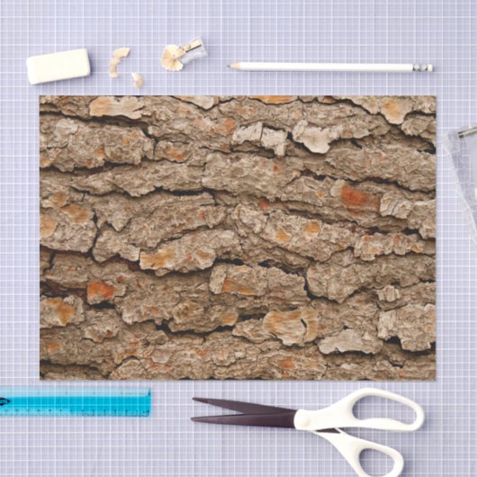 Pine Bark Textuur Tissuepapier (Craft)
